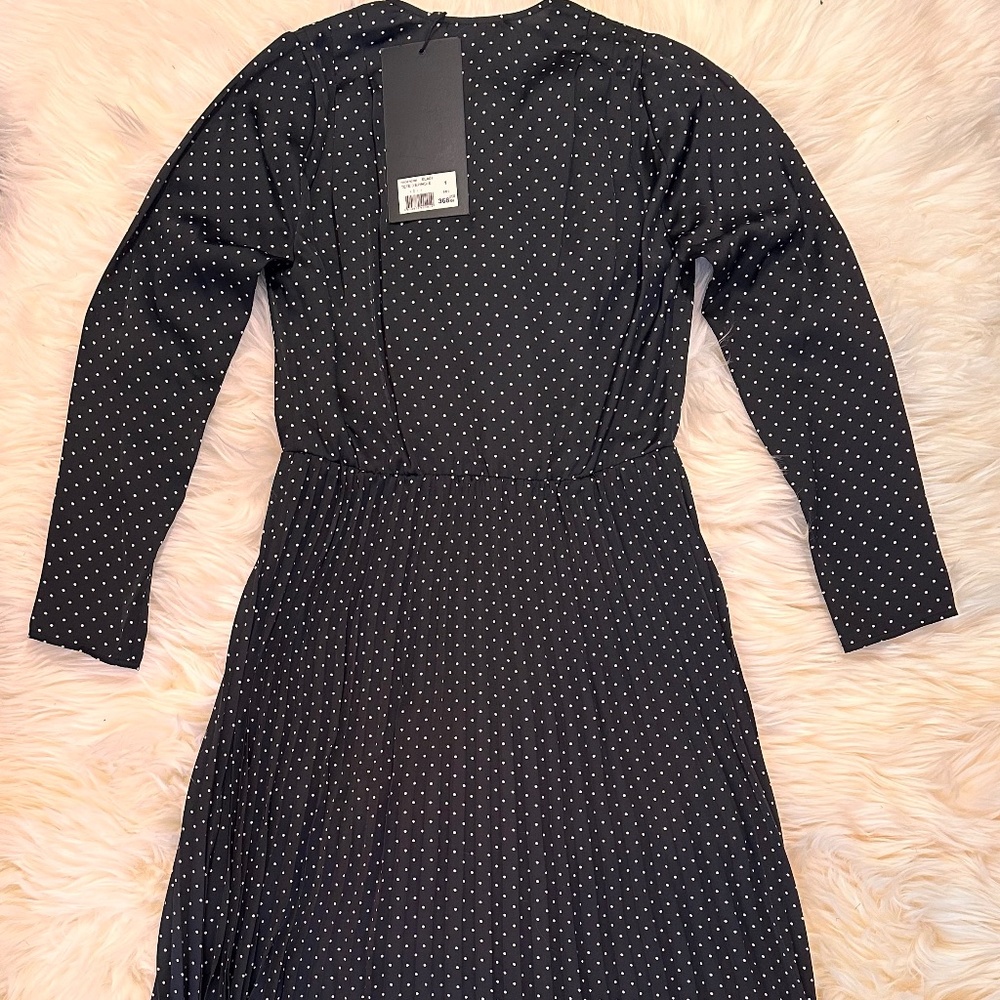 The Kooples - Tête d'Épingle Polka Dot Maxi Dress - Picture 5 of 7